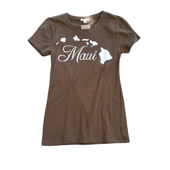 NWT Maui Hawaii T-shirt Juniors Large Tall/Long - Picture 1 of 4